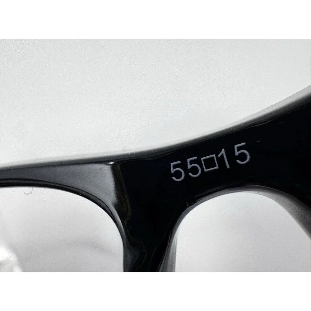 Randolph Keesler Eyeglass Frames Black Rectangle Japan 55-15-145